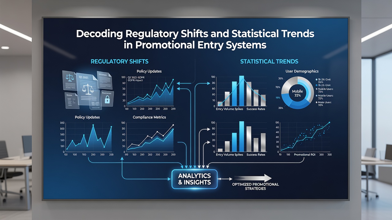 Graphs and statistics illustrating participation trends in promotional systems