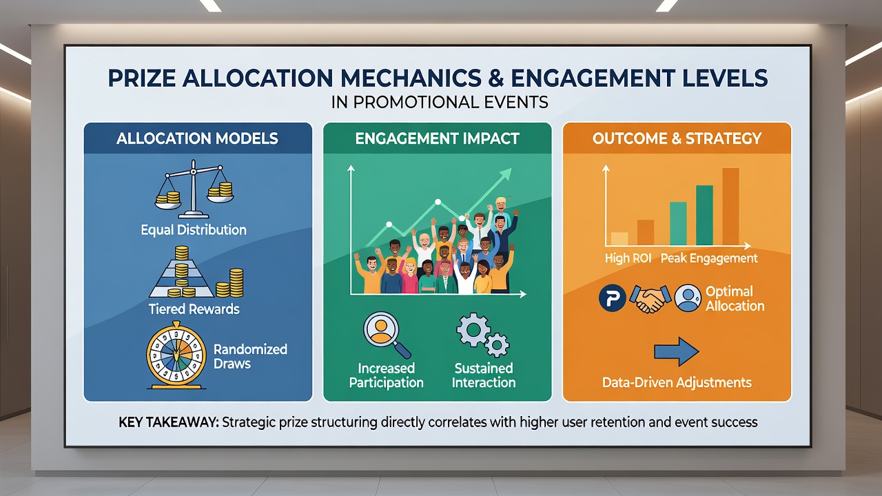Visual breakdown of tiered prize structures used in large-scale promotional campaigns showing cash, merchandise and experiential rewards